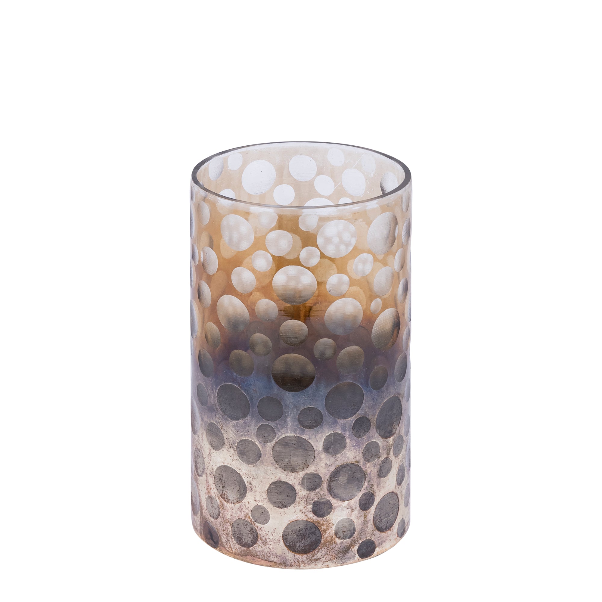 Bridgid Bougeoirs en verre - Marron
