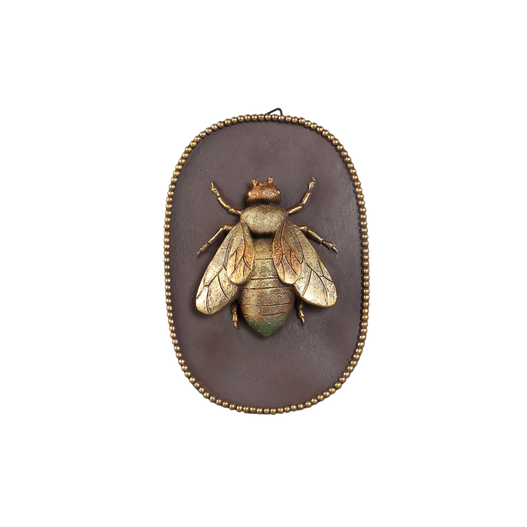 Adalay Gold poly fly shaped wall hanger