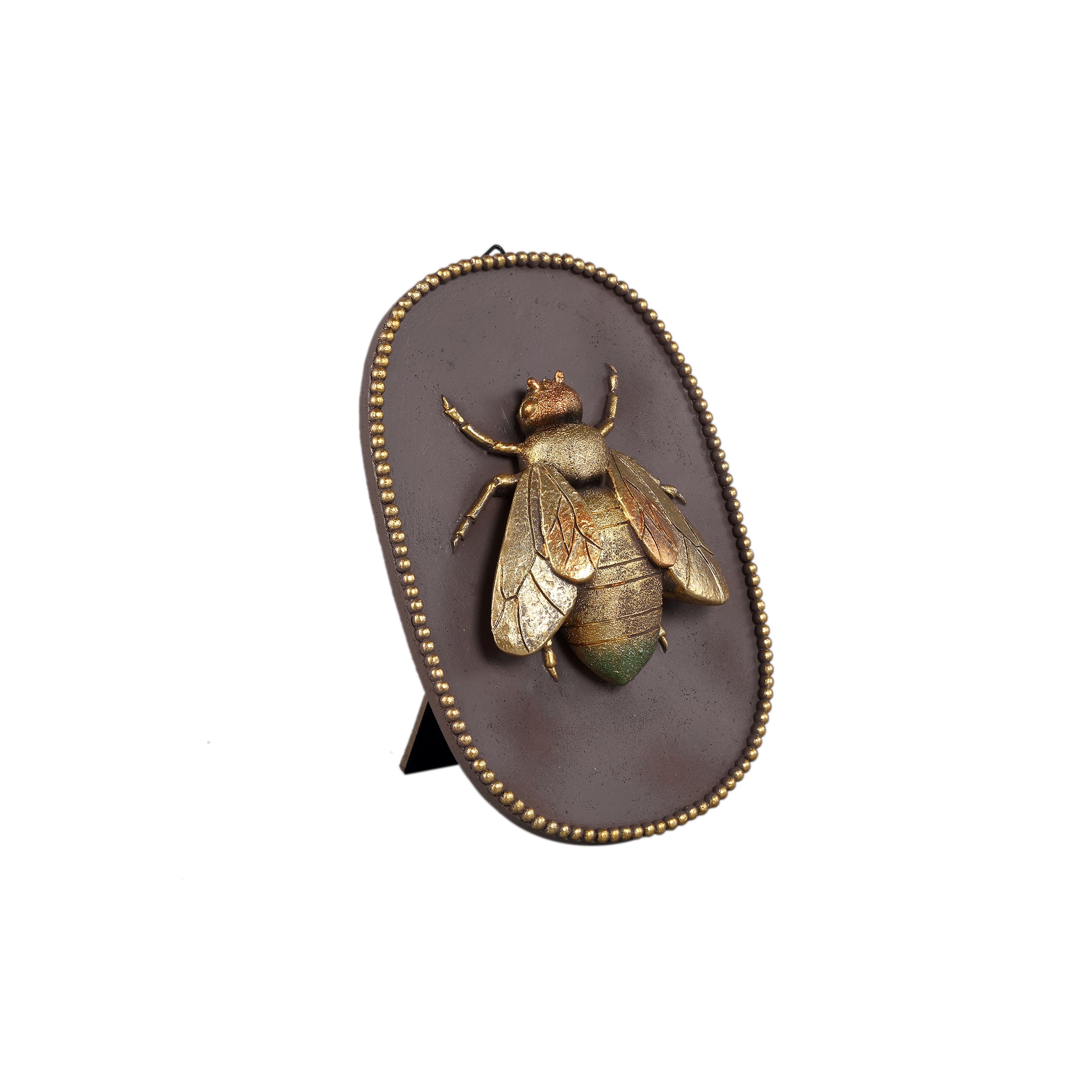 Adalay Gold poly fly shaped wall hanger