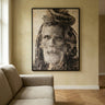 Alexy Beige composite paper paiting man dreadlocks