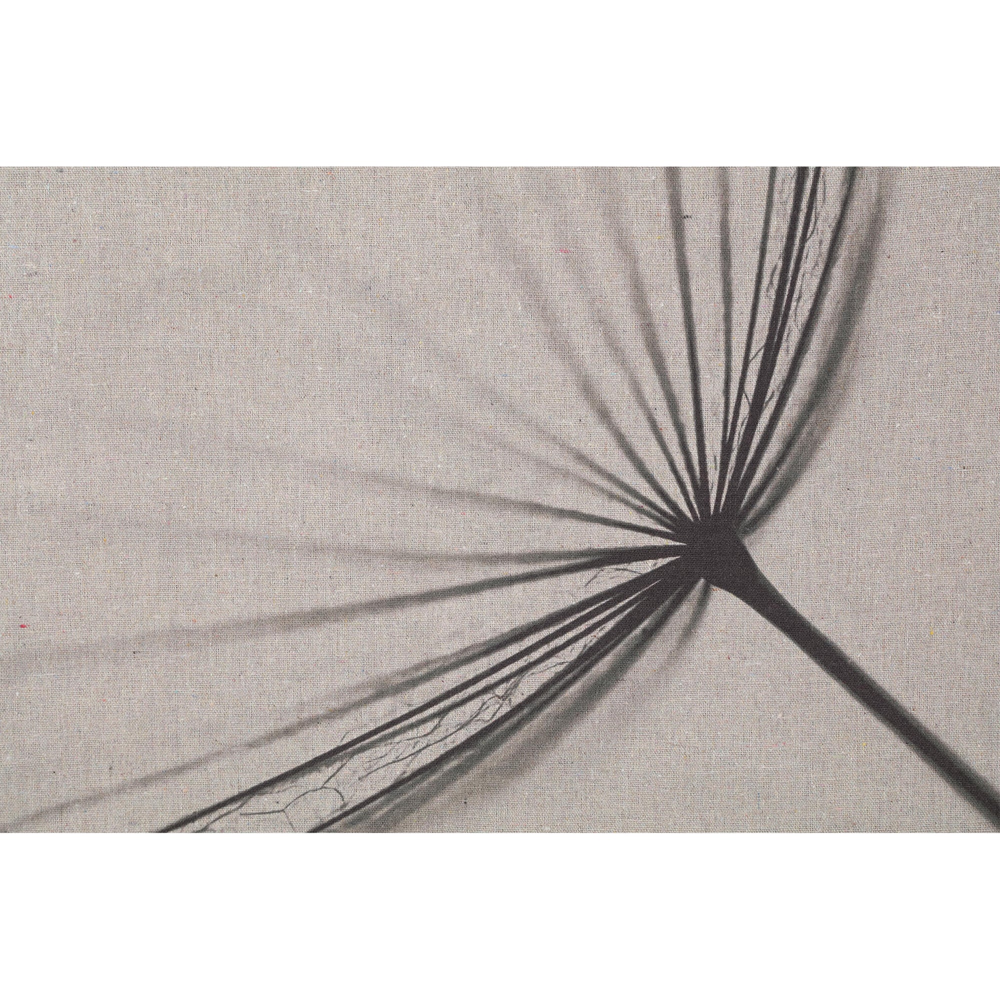 Nimrod Grey linnen paiting with dandelion large