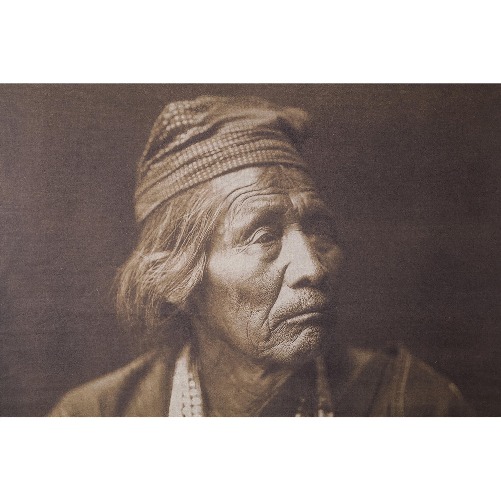 Nimrod Dark Brown linnen paiting man wrinkles S