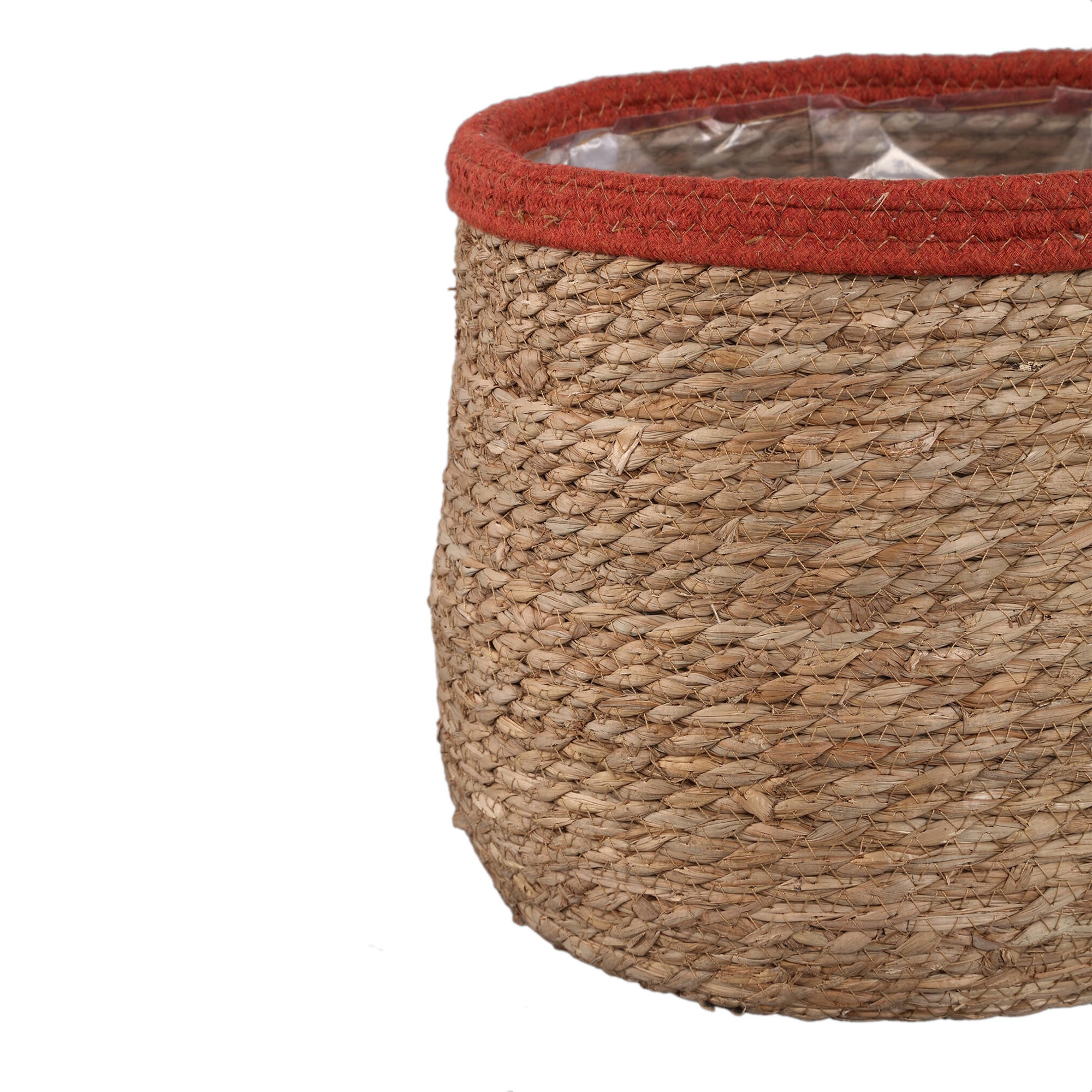 Leavy Rust border taps rattan basket SV2