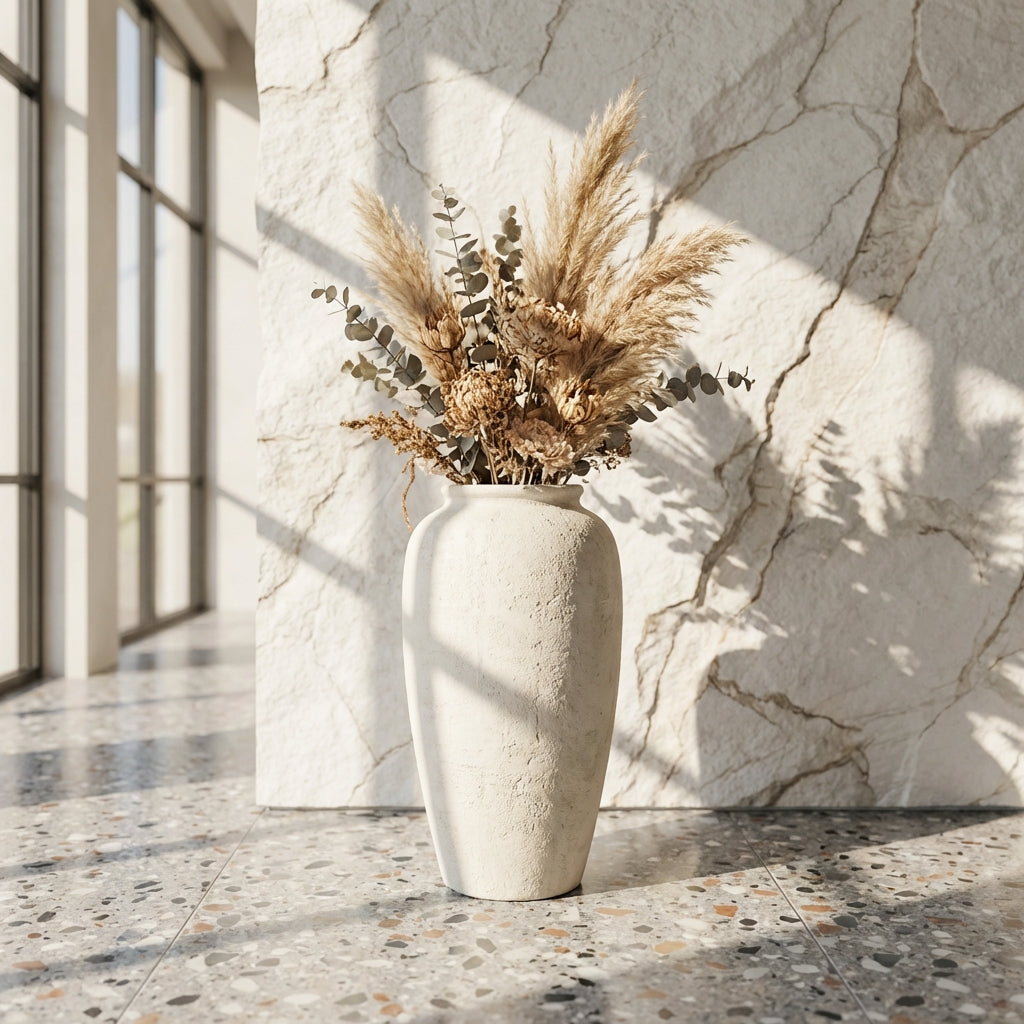 Robena Pot en céramique - M (40x40x90 cm)