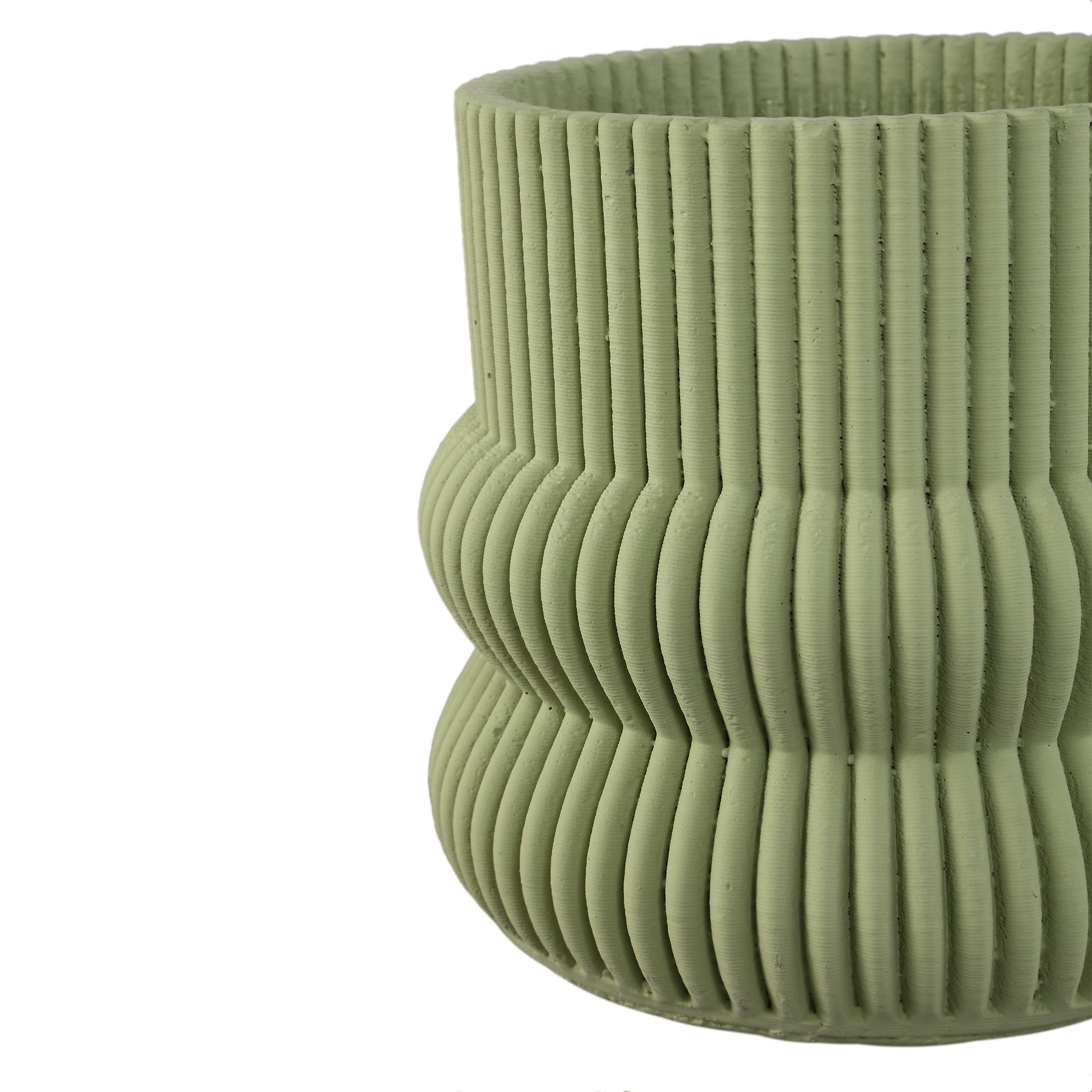 Lucas Pot en ciment - Mint Green