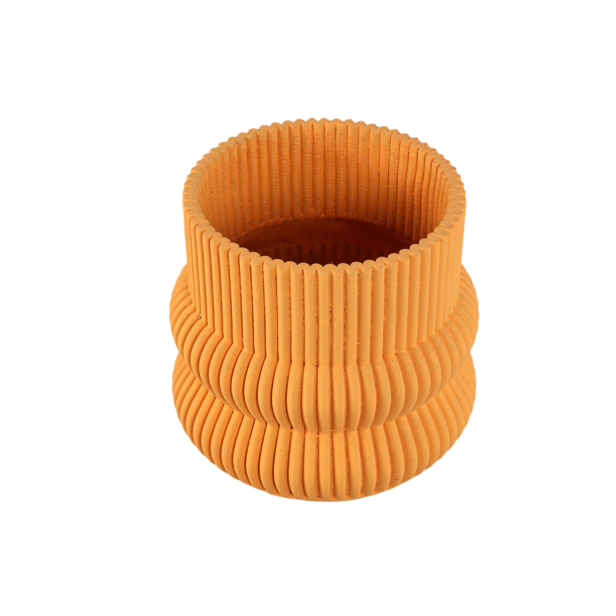 Lucas Pot en ciment - Orange