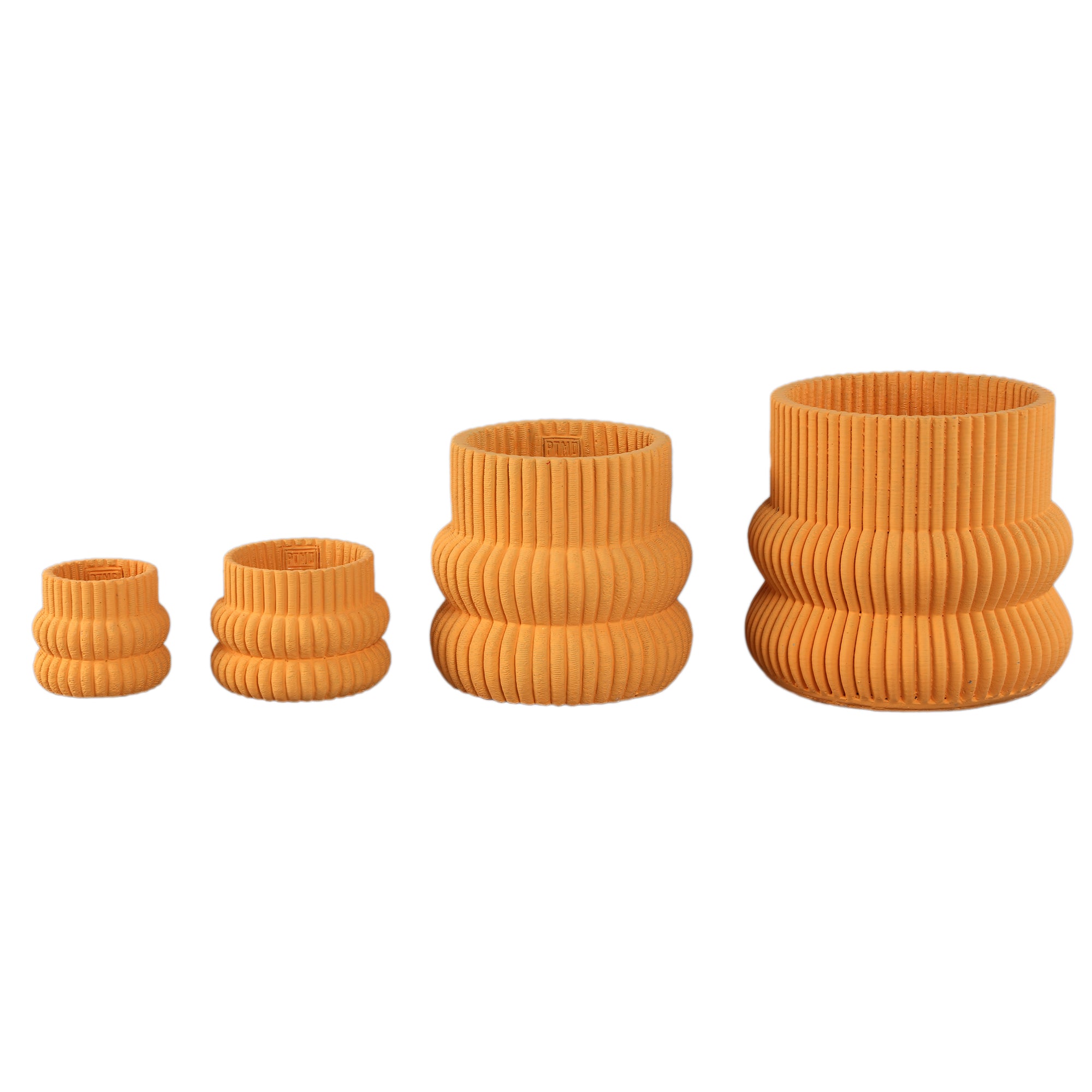 Lucas Pot en ciment - Orange