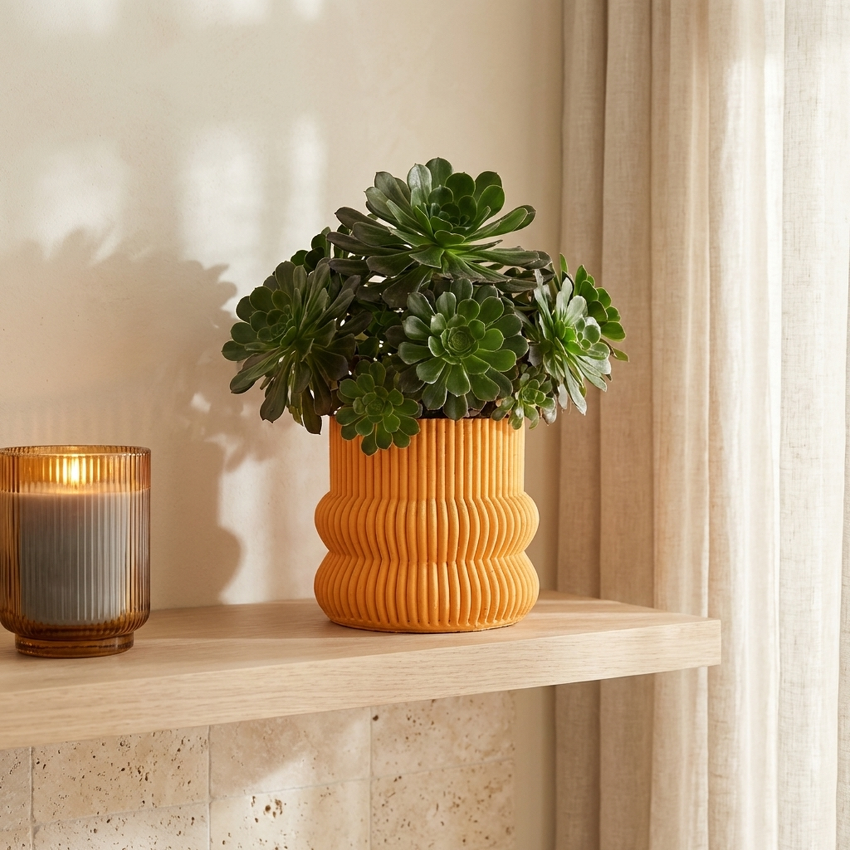 Pot Lucas — Ciment — Photo lifestyle