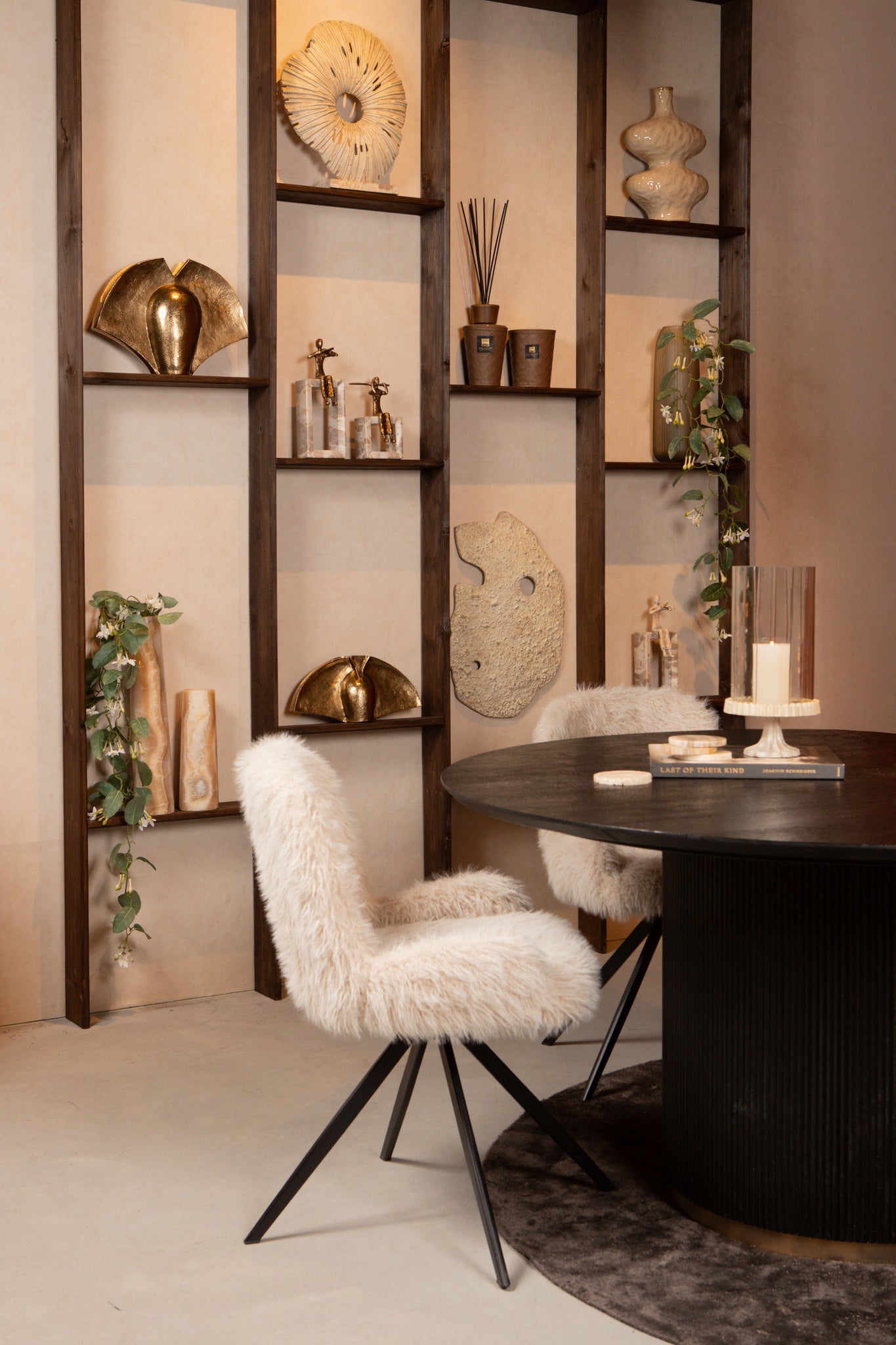 Leander Dining Chair Hair Beige - Photo 2