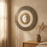 Jacci Gold casted alu wallpanel center stone rnd L
