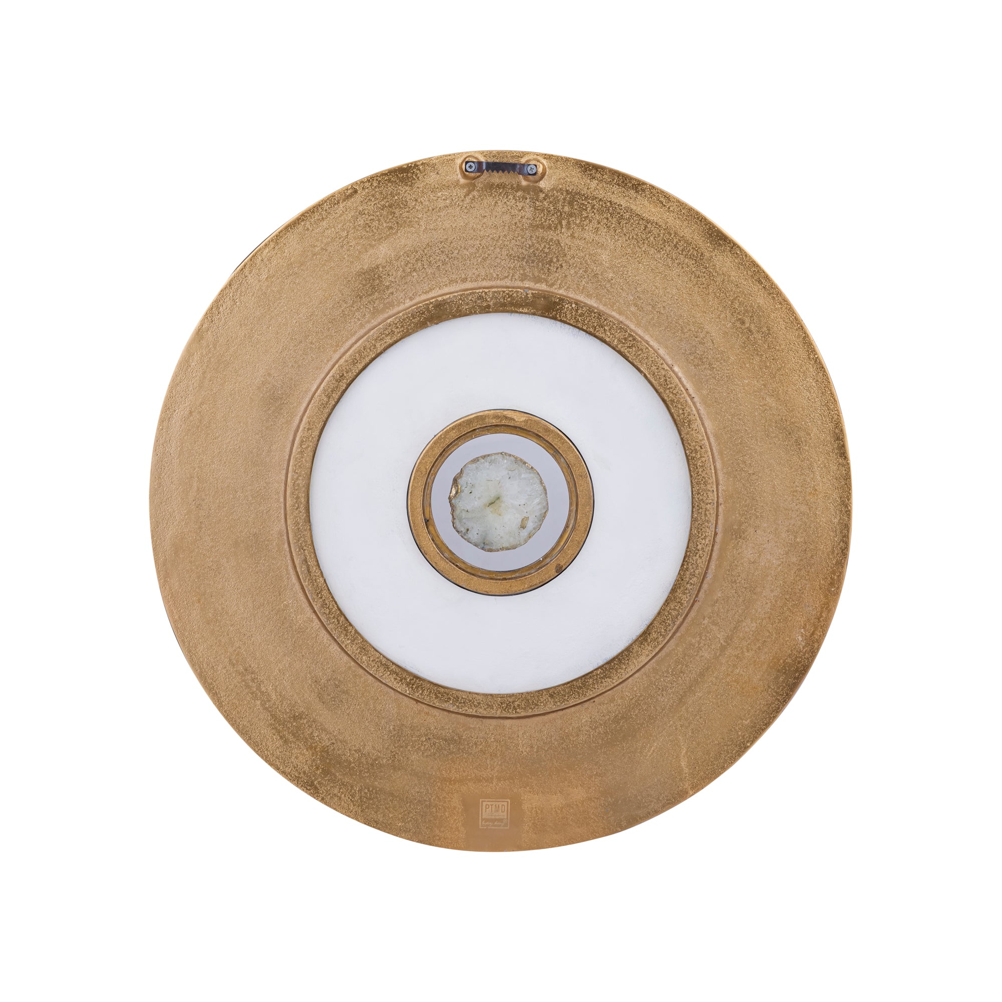 Jacci Gold casted alu wallpanel center stone rnd S