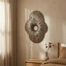 Vija Gold casted alu organic open wall panel L