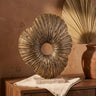 Vija Gold casted alu organic open statue S
