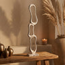 Camare Beige casted alu abstract open statue L