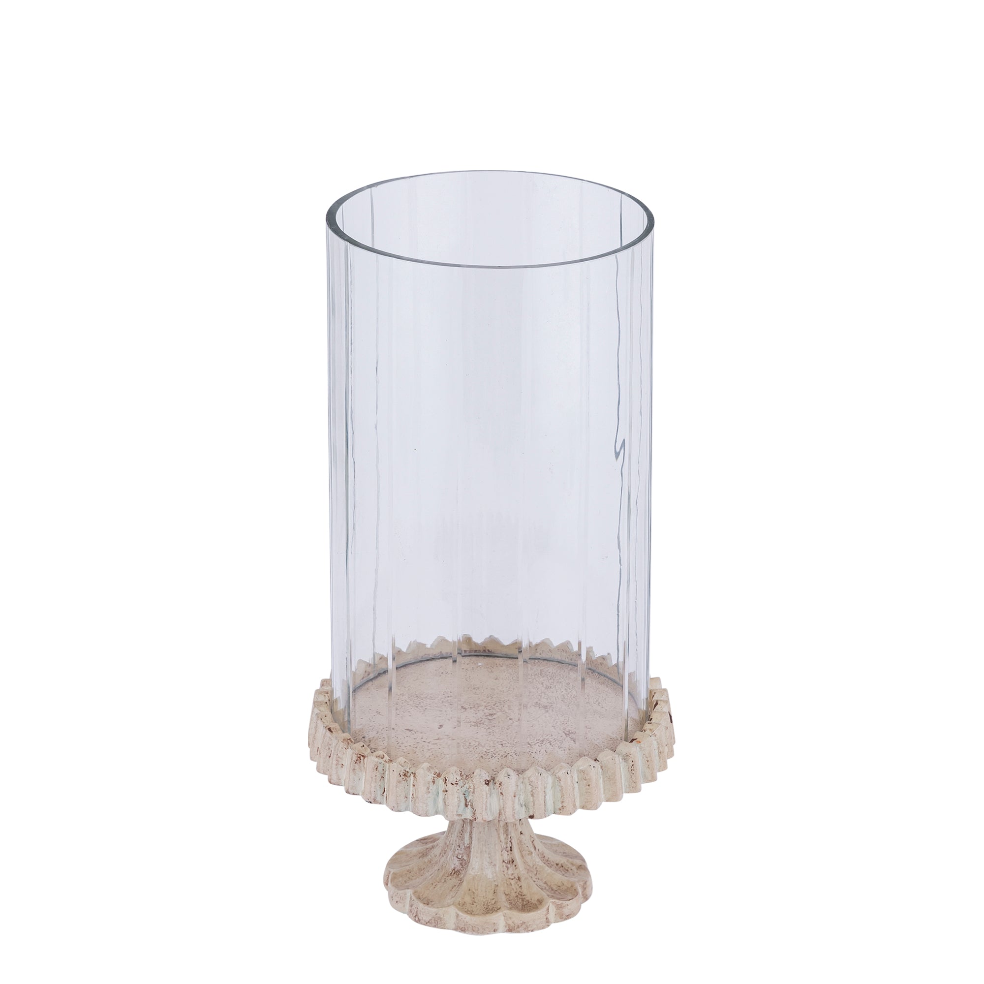 Troye Bougeoirs en verre - Or