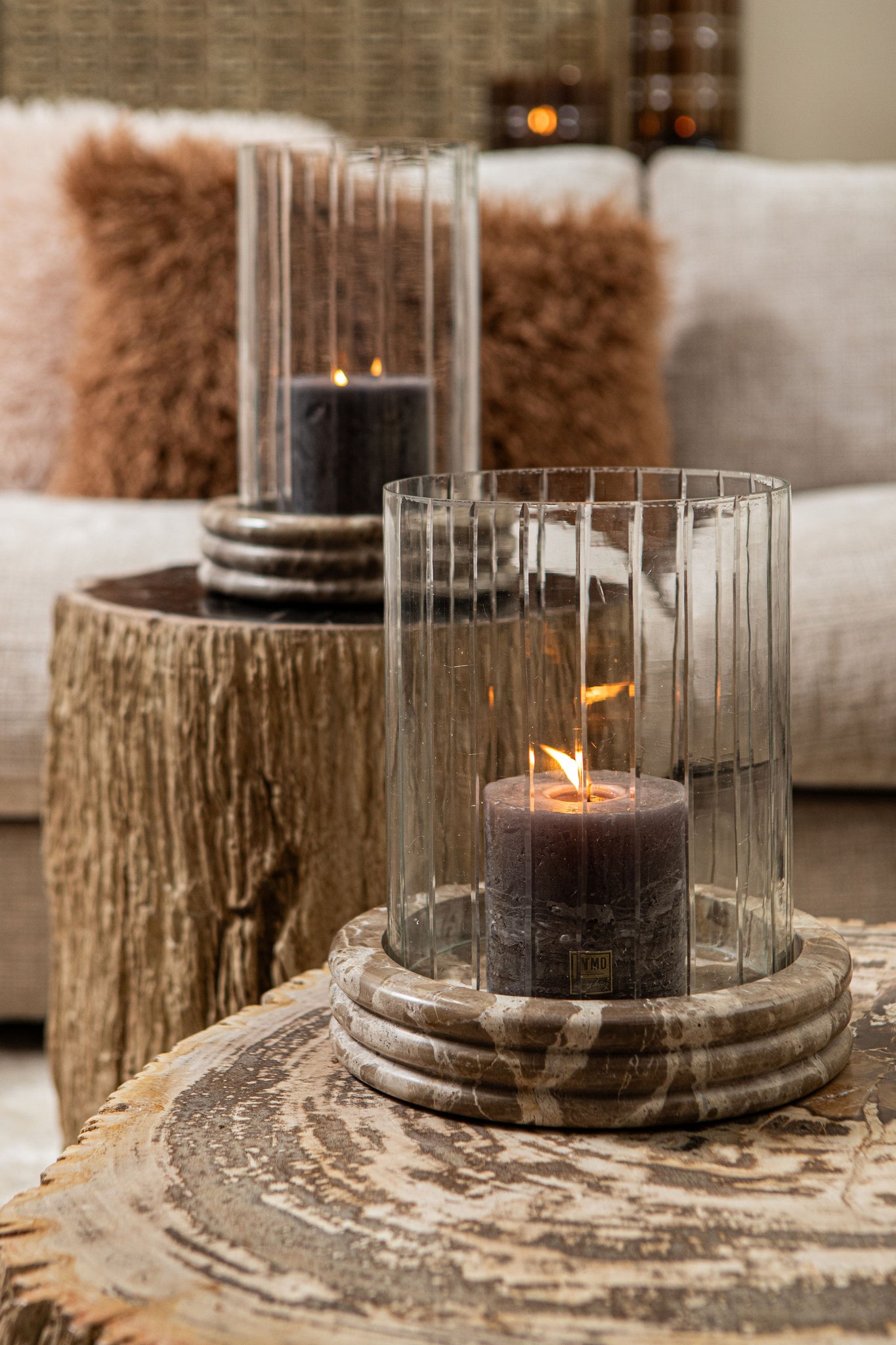 Jolee Bougeoirs en verre - Clear