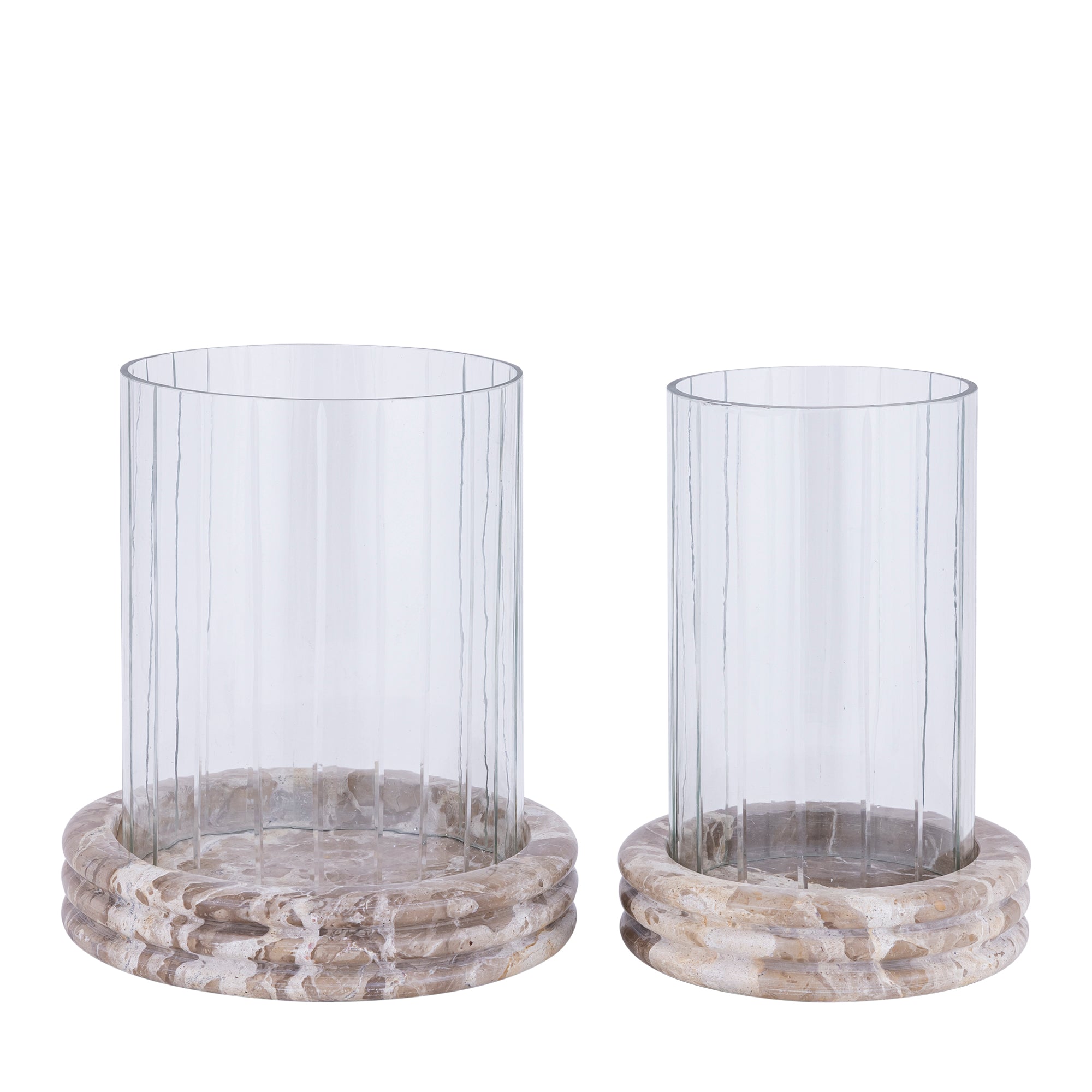 Jolee Bougeoirs en verre - Clear