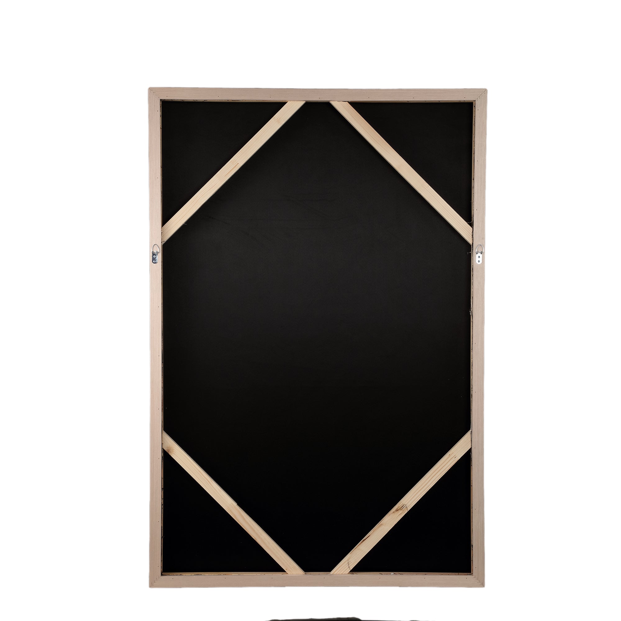 Jilla Dark Green canvas wall panel elegant woman