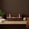 Kinzey Brown willow picnic basket for 2 person