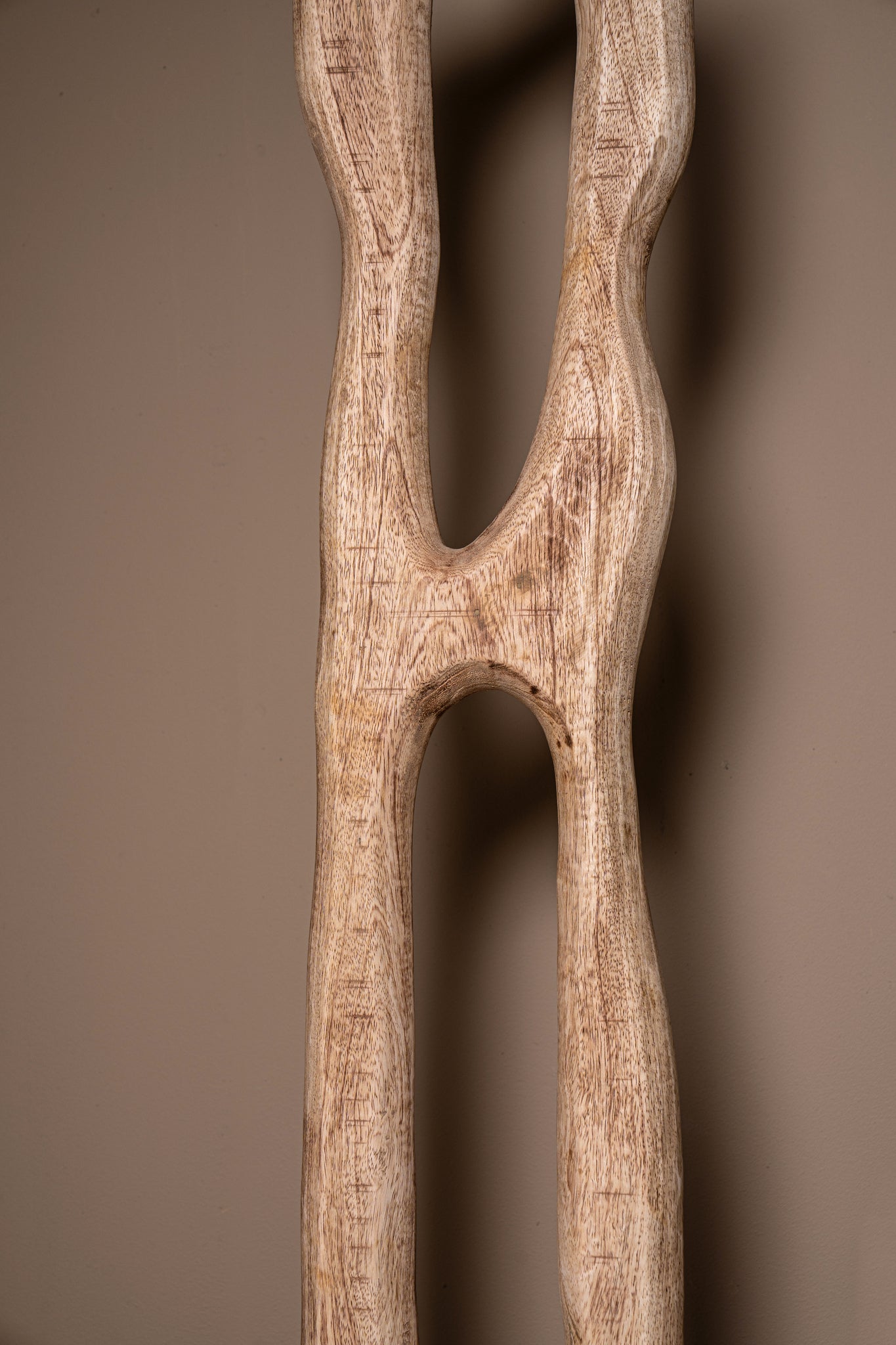 Shali Natural mango wood open person statue B high