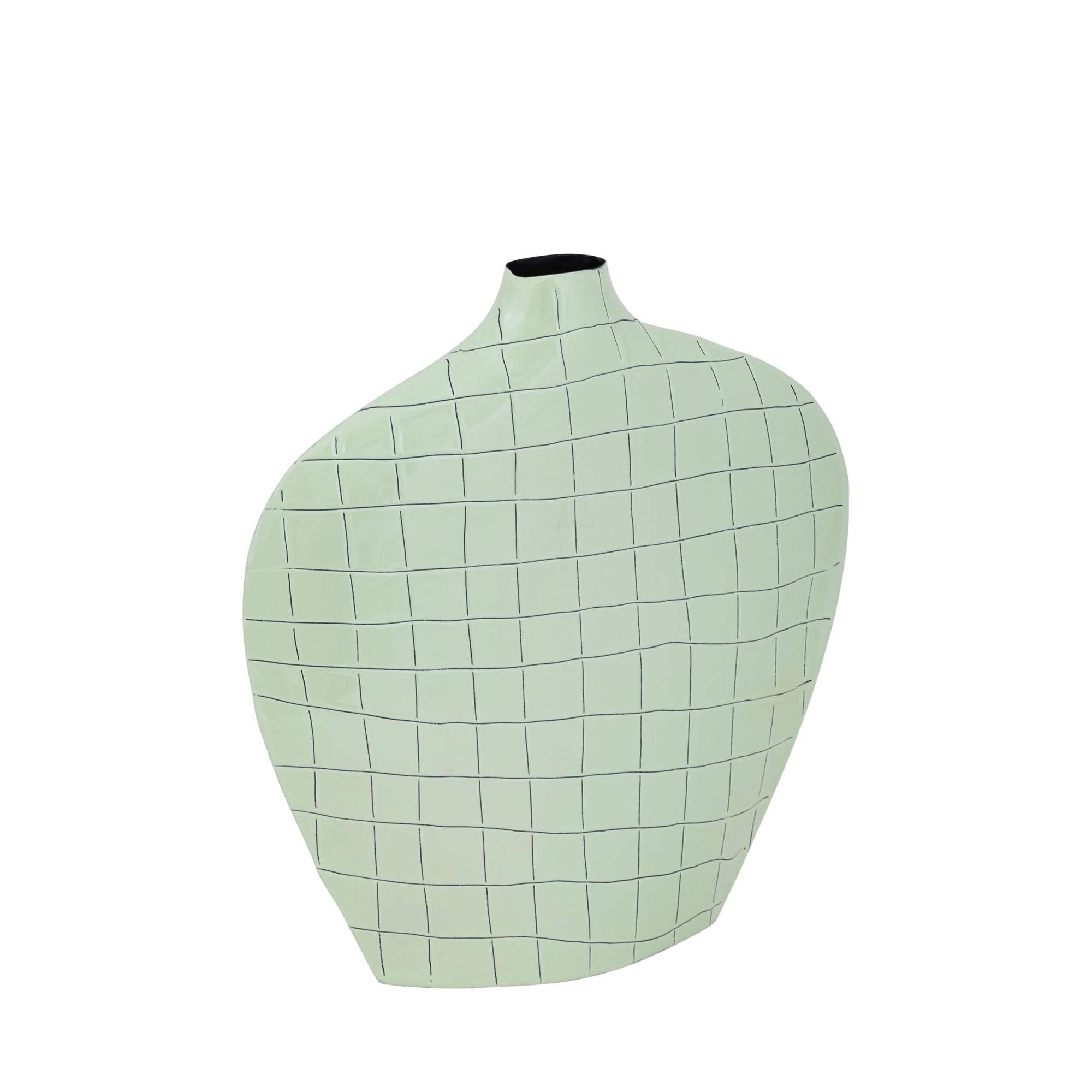 Chelton Vase en métal - Mint Green