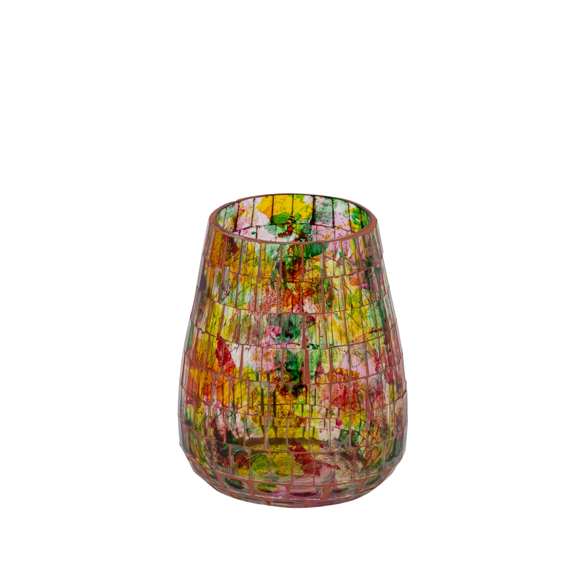 Avra Bougeoirs en verre - Vert