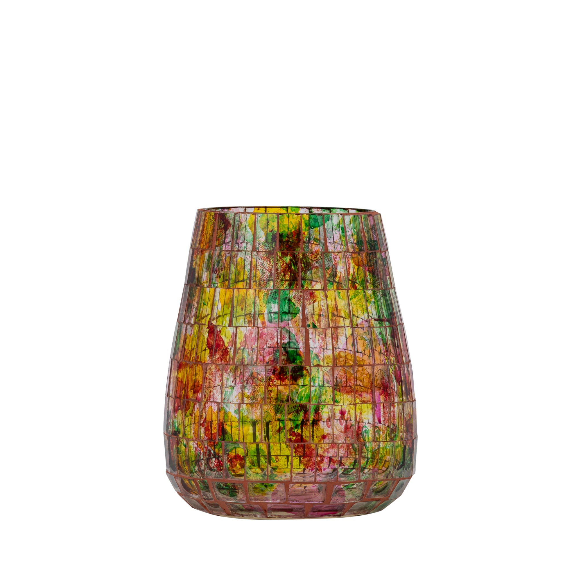 Avra Bougeoirs en verre - Vert