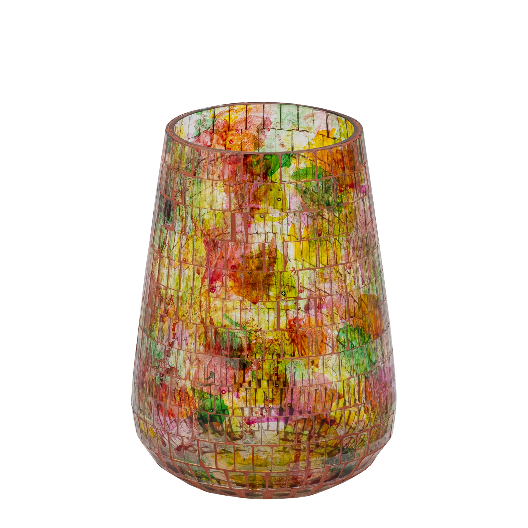 Avra Bougeoirs en verre - Vert