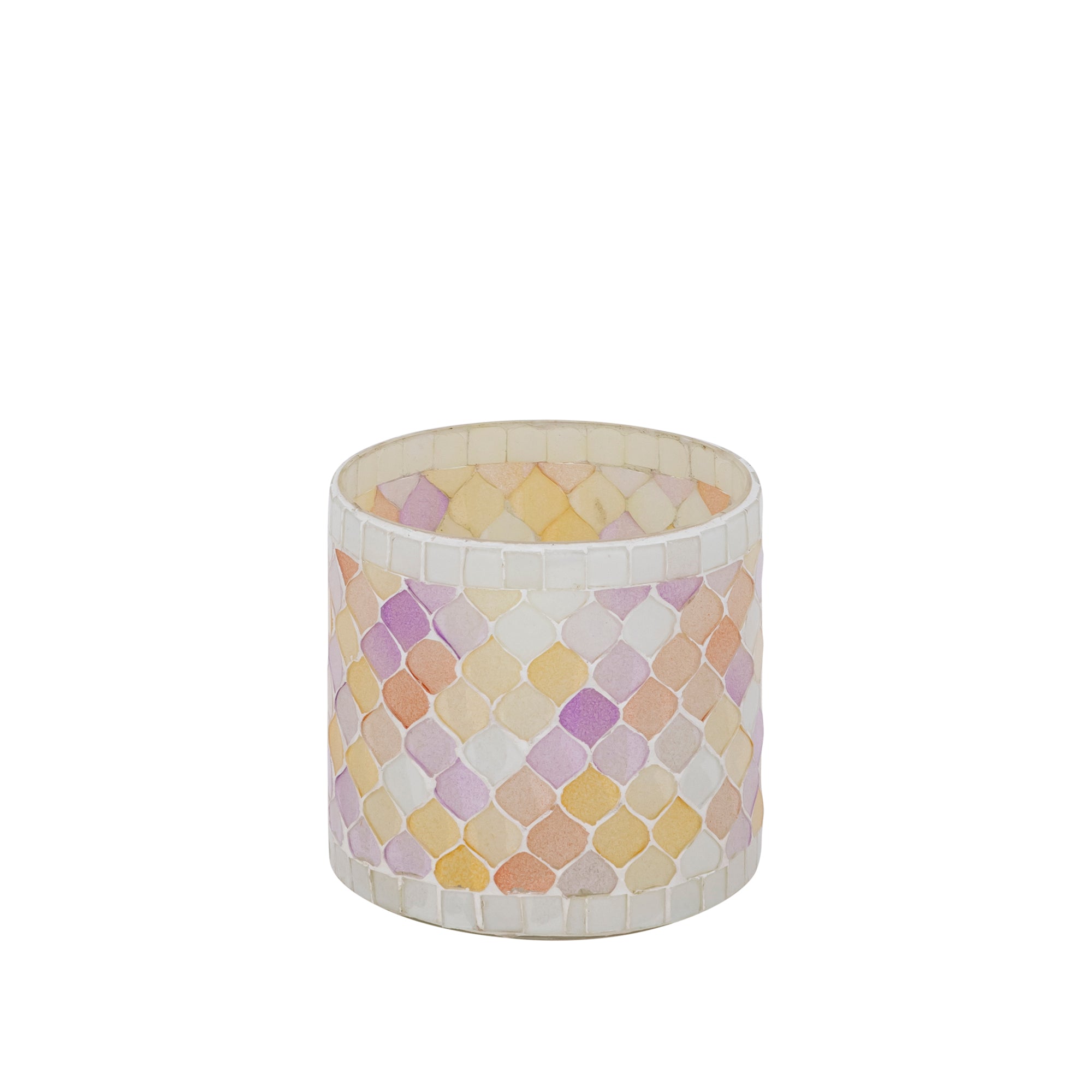 Zadie Bougeoirs en verre - Rose clair