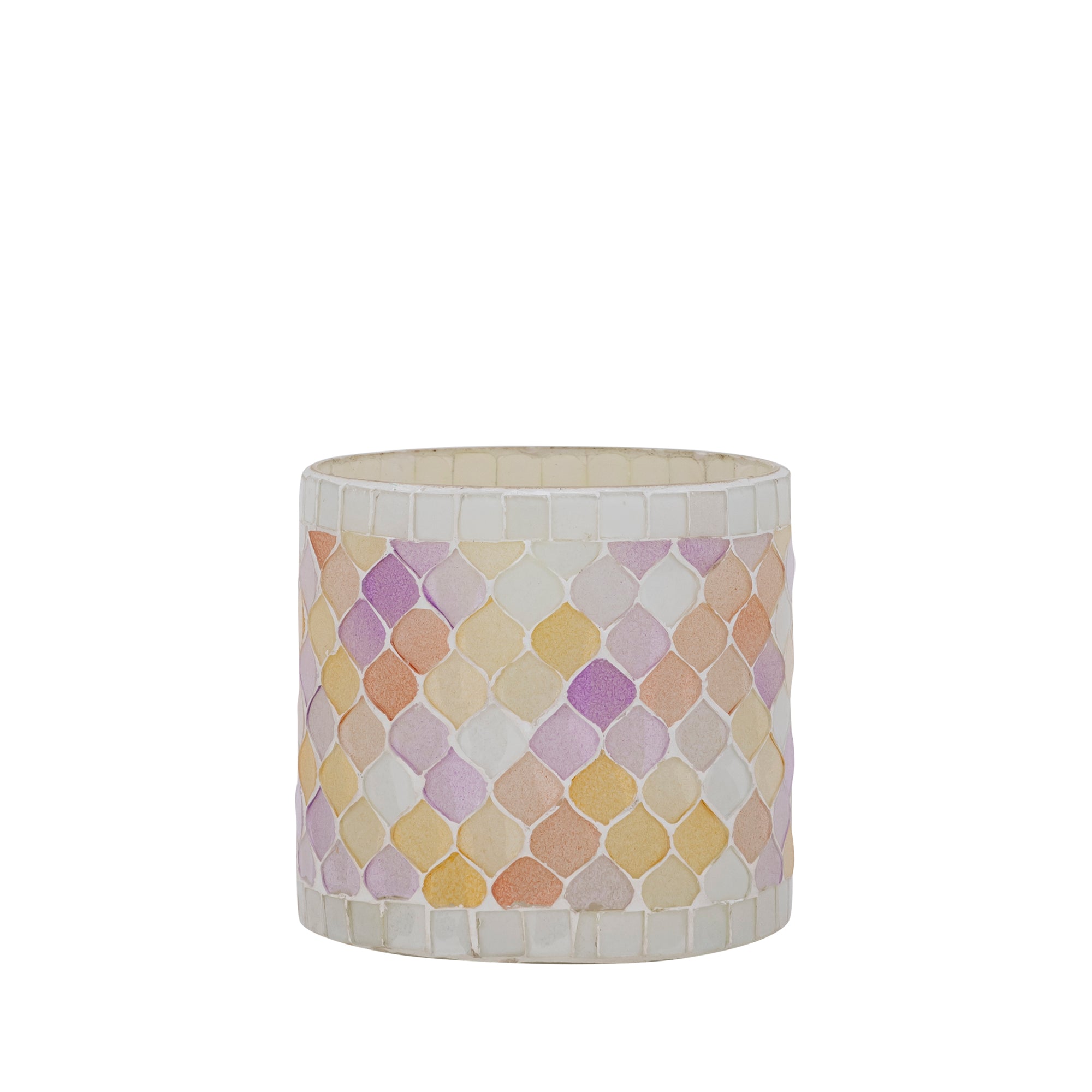 Zadie Bougeoirs en verre - Rose clair