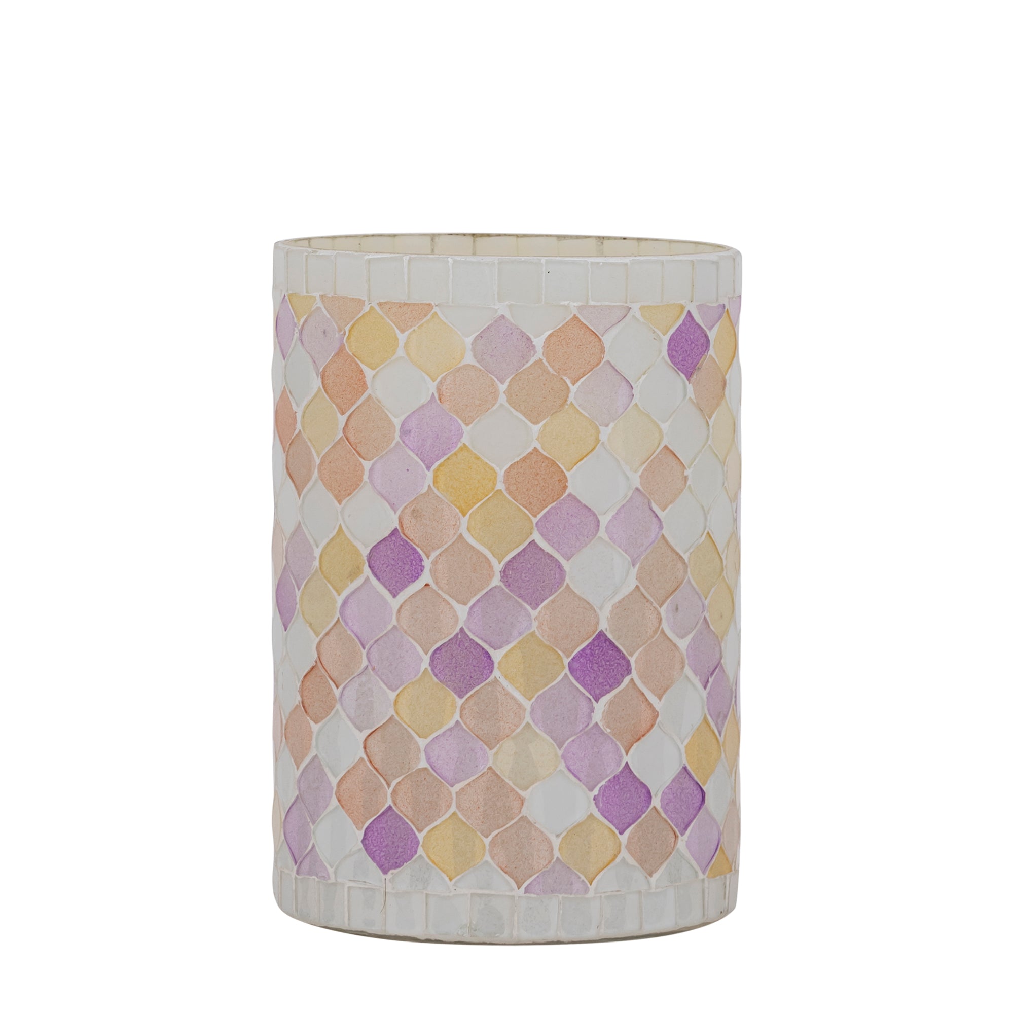 Zadie Bougeoirs en verre - Rose clair