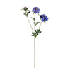 Garden Flower blue scabiosa spray with bud Bleu — Fleur artificielle — Fleur artificielle design premium | Häus