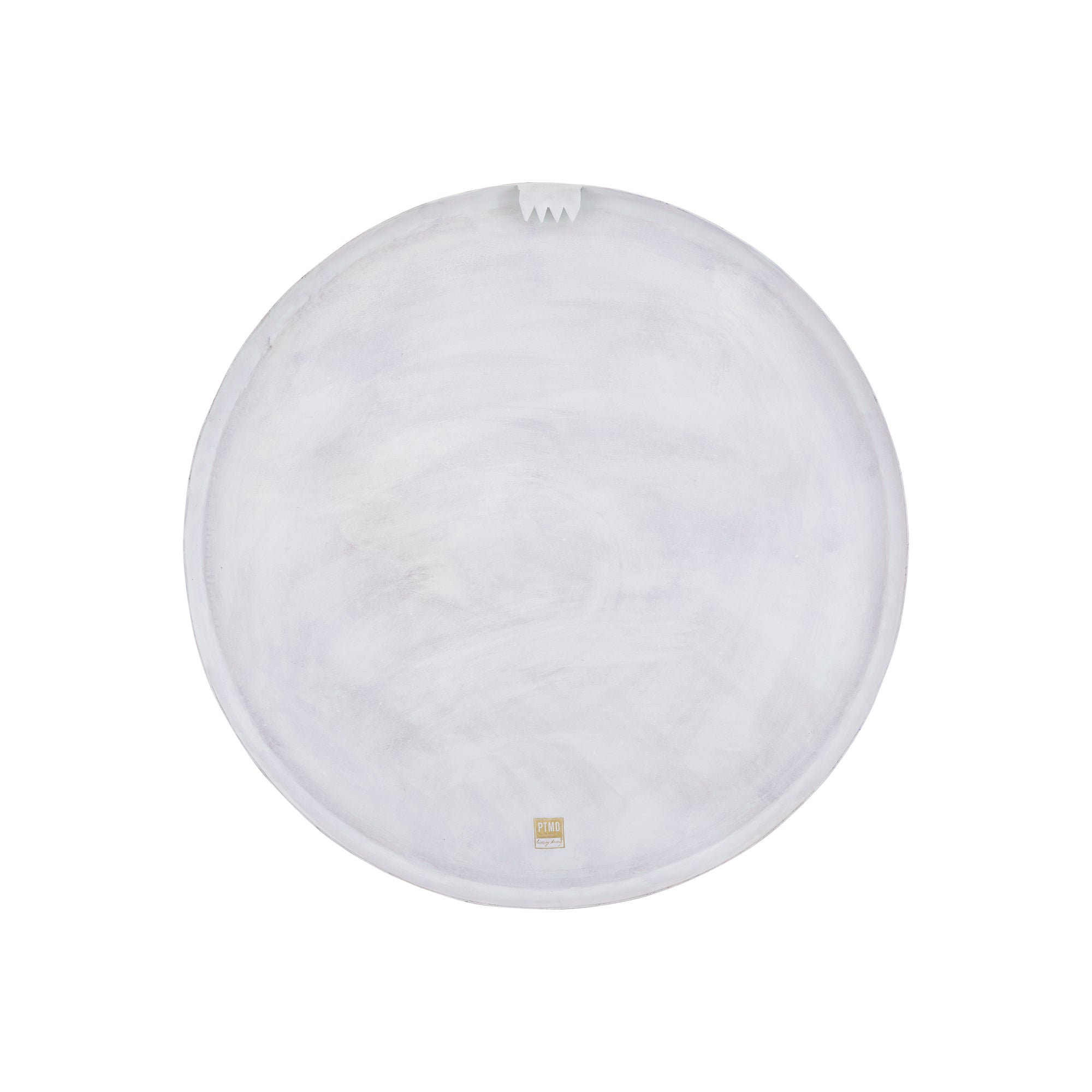 Raizo Beige alu sheet textured wall panel round S