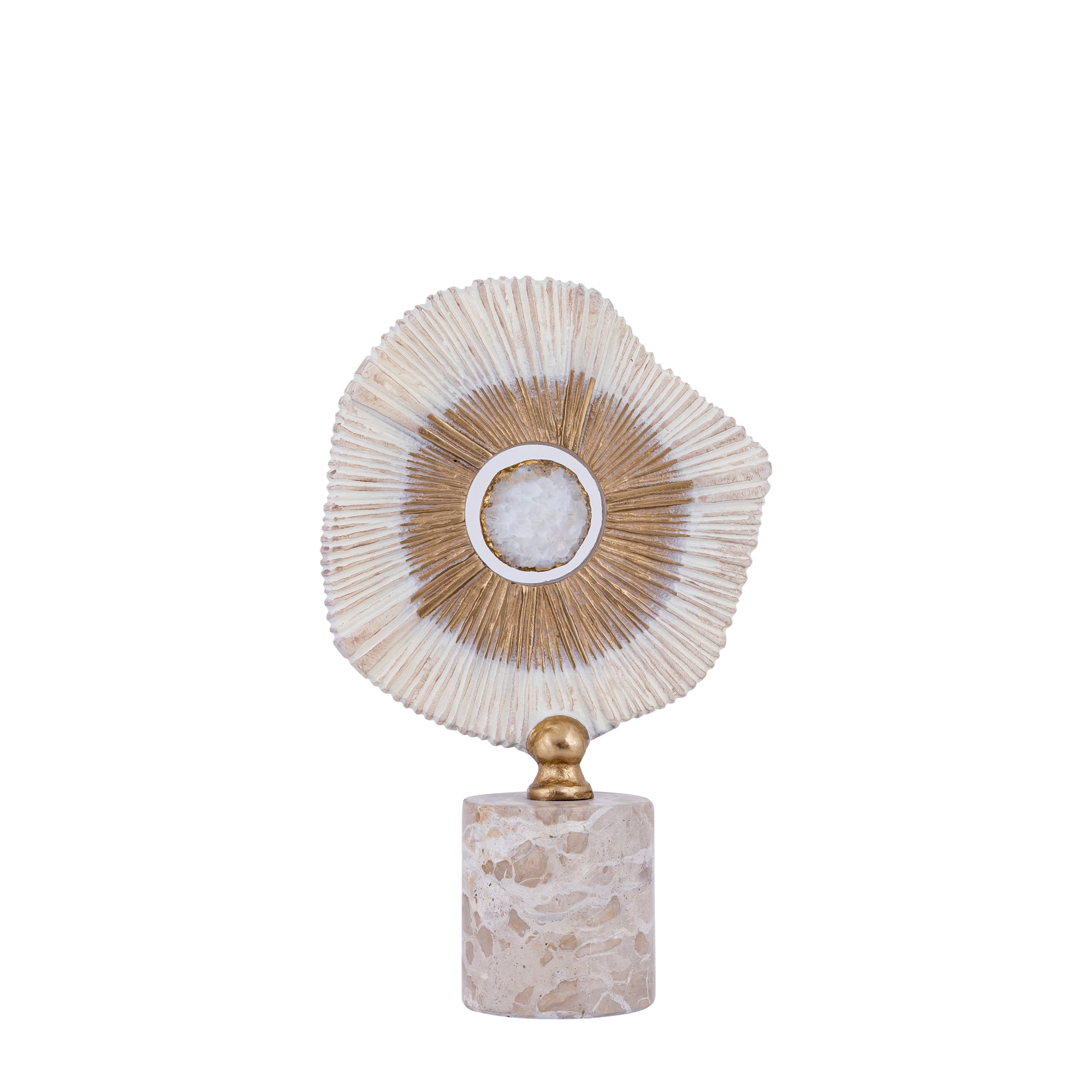 Rella Beige casted alu statue marble and stone S