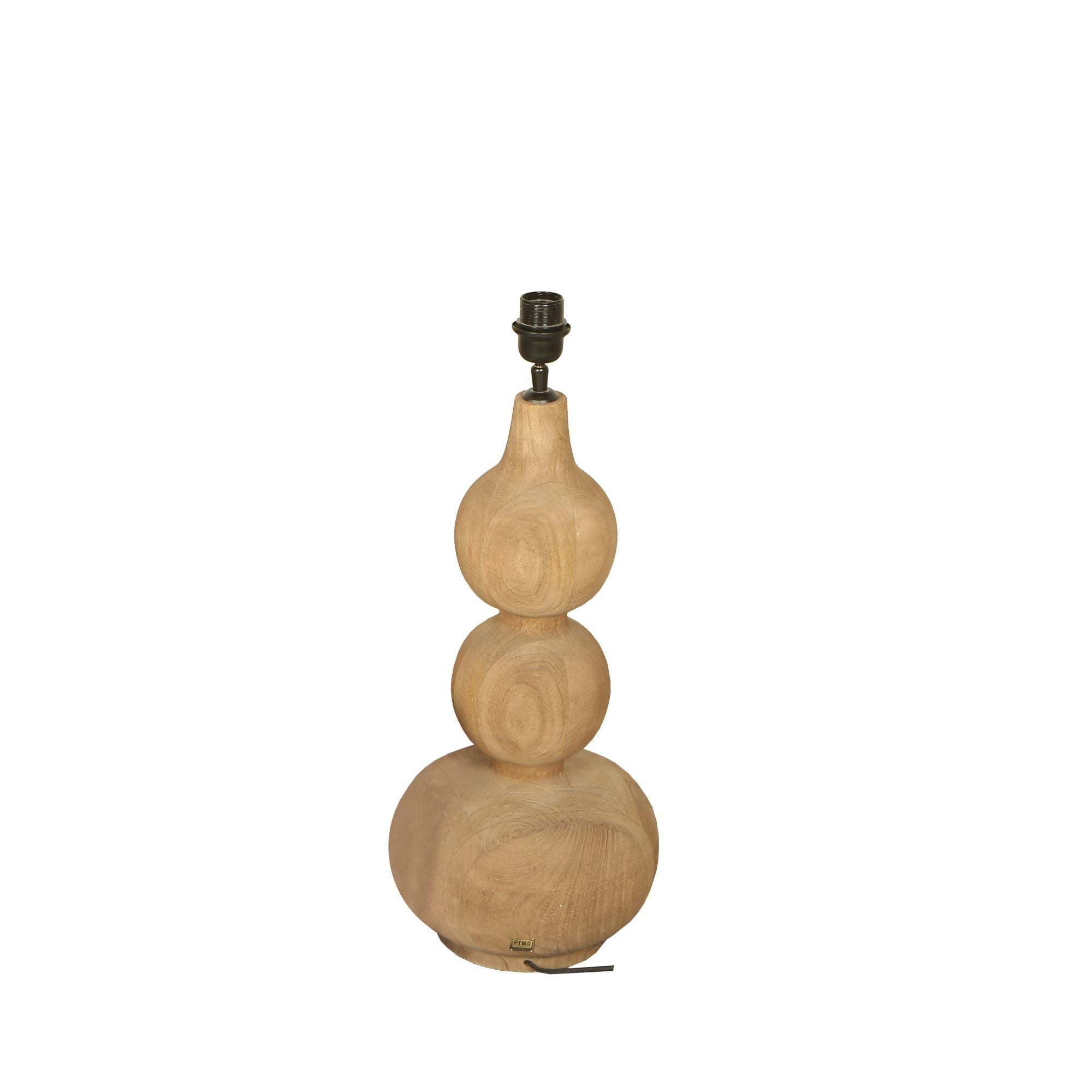 Altus Lampes de table en bois de manguier - Naturel