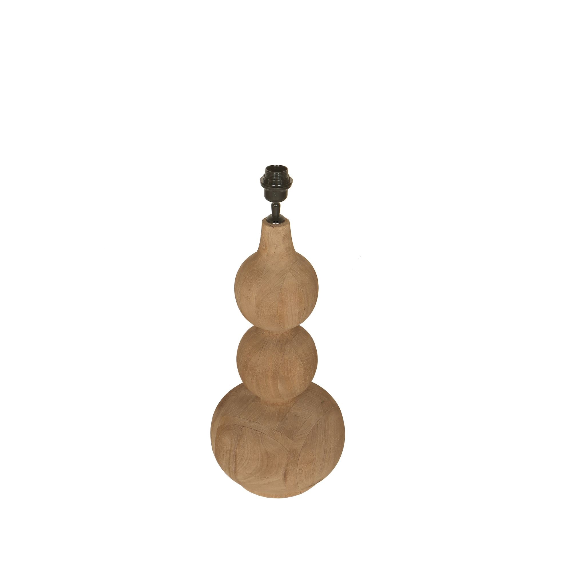 Altus Lampes de table en bois de manguier - Naturel