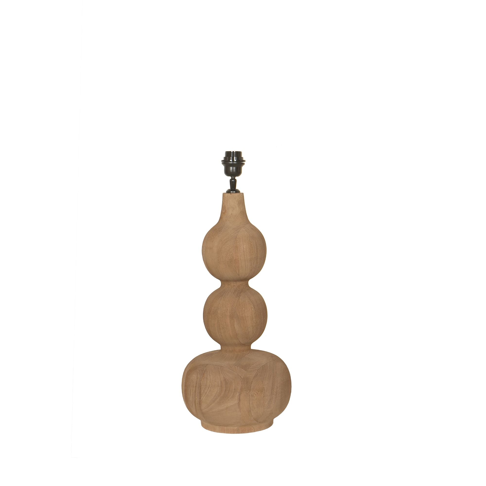 Altus Lampes de table en bois de manguier - Naturel