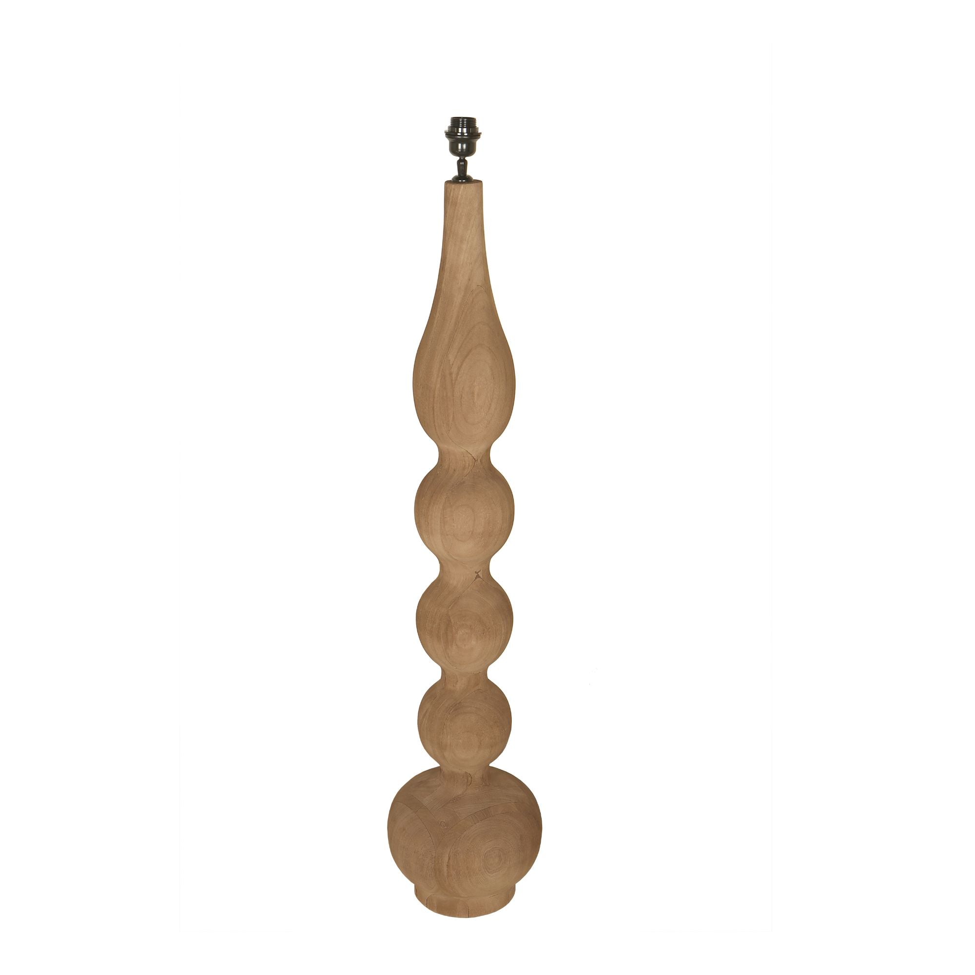 Altus Lampadaires en bois de manguier - Marron clair