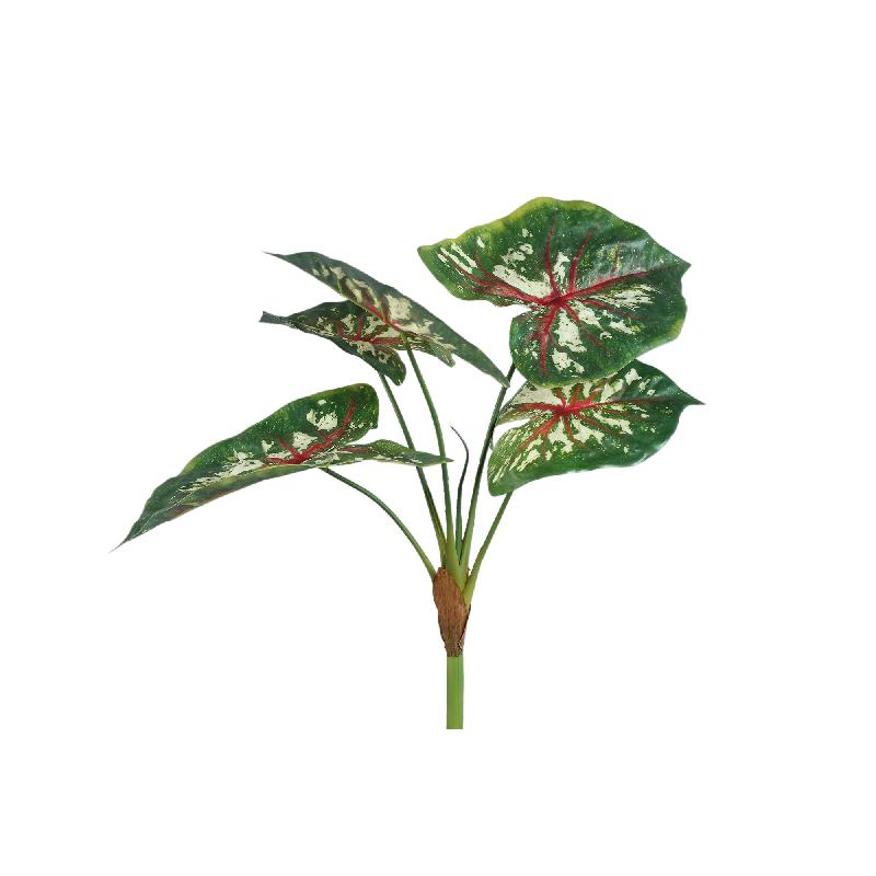 Leaves Plant dark green caladium leaf bush Vert — Feuille artificielle — vue 3 | Häus