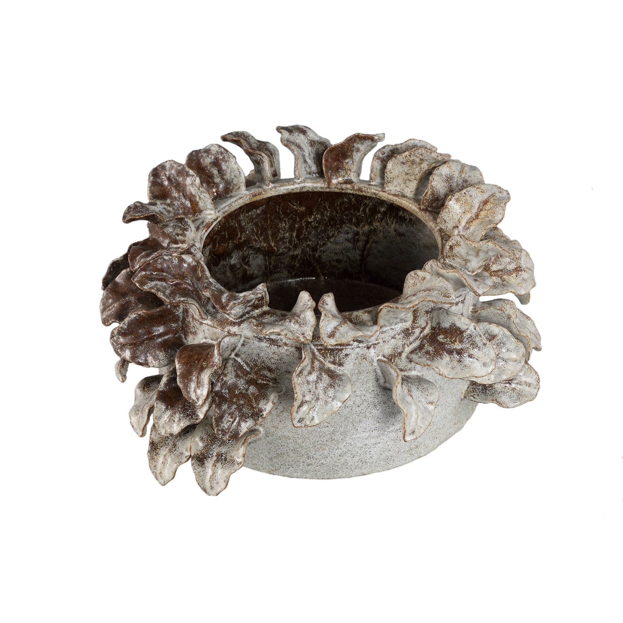 Varda Pot en céramique - Beige