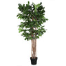 Tree Green oak tree in pot Vert — Plante artificielle