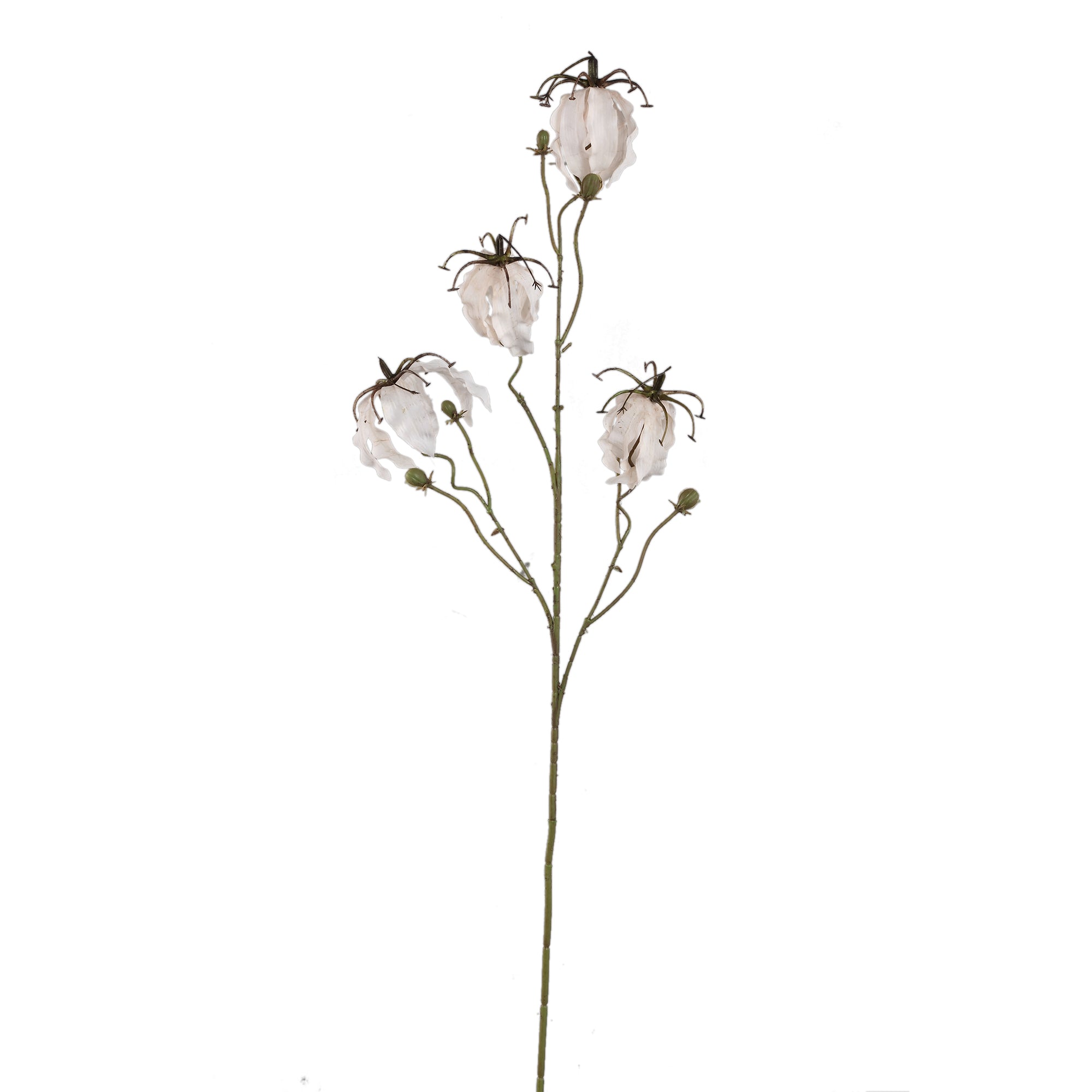 Garden Flower Cream gloriosa flower spray Crème — Fleur artificielle — Fleur artificielle design premium | Häus