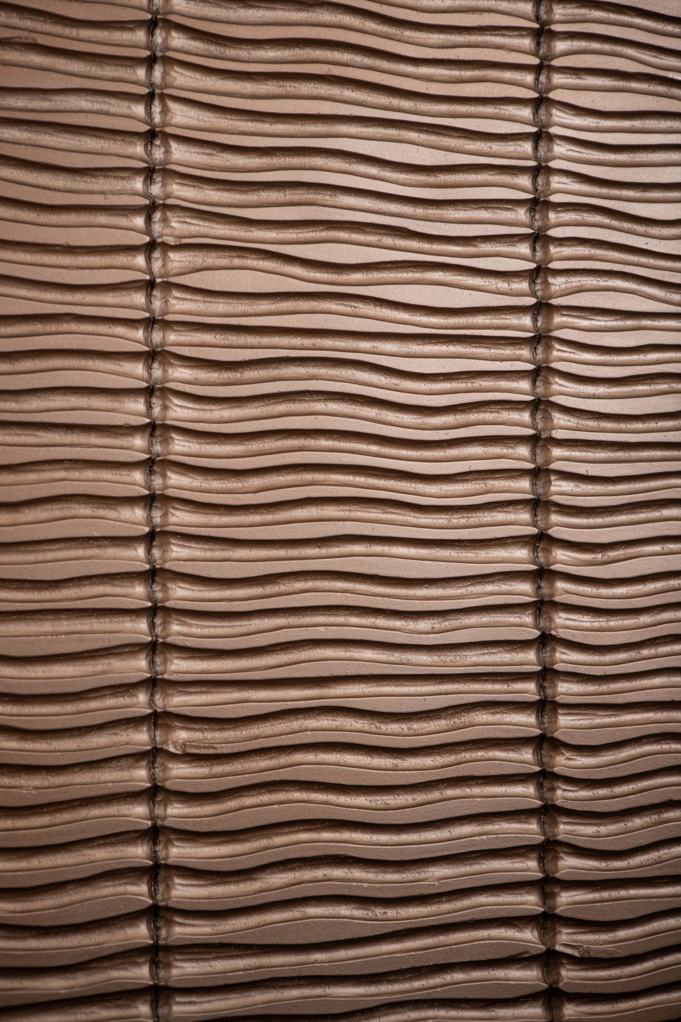 Seline Bronze MDF wavy stripe layer wall panel L