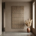 Panneau Mural Seline — Bronze MDF Ondulé Rayé layer L