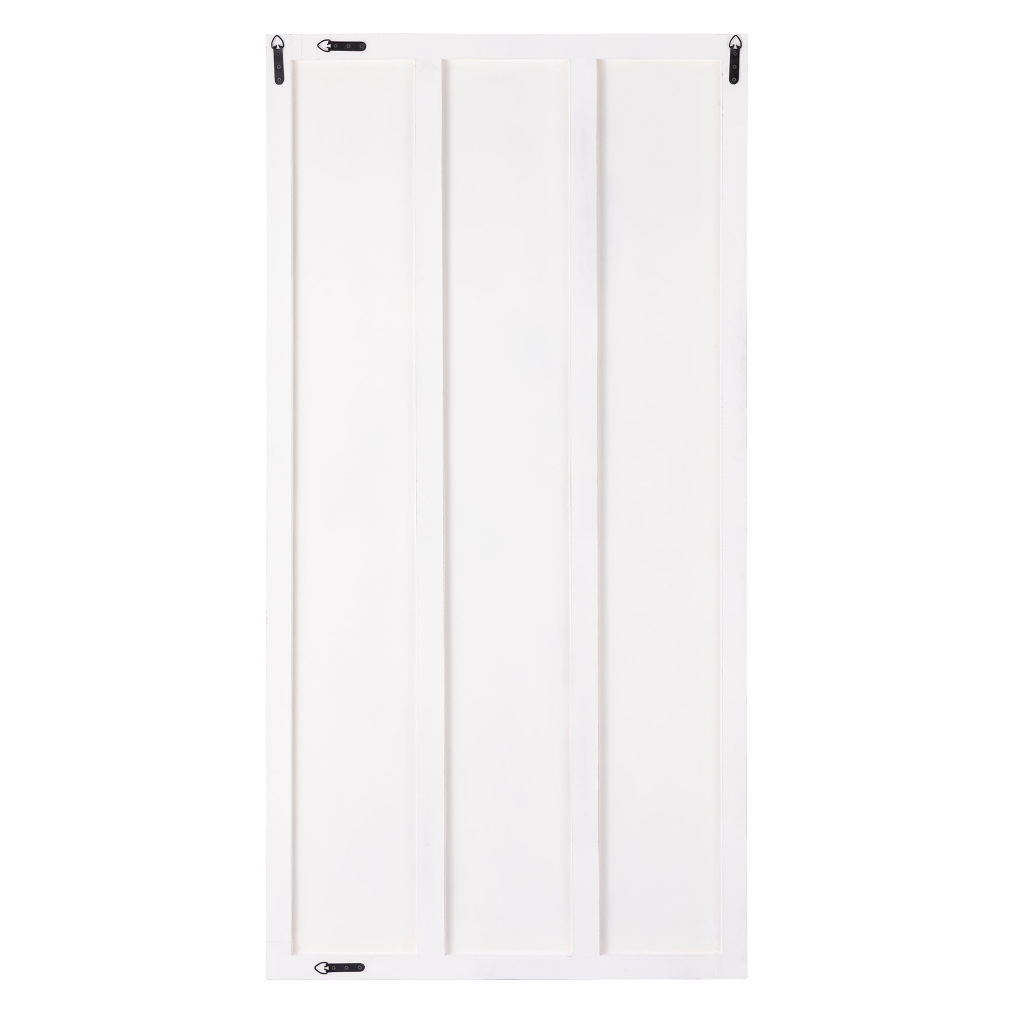 Seline White MDF wavy stripe layer wall panel L