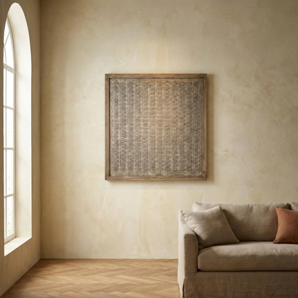 Sierre Bronze MDF framed wall panel with glass S