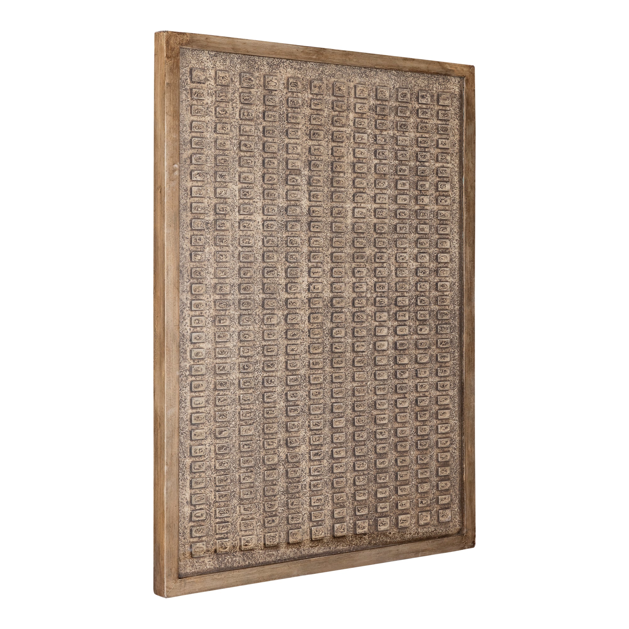 Sierre Bronze MDF framed wall panel with glass L