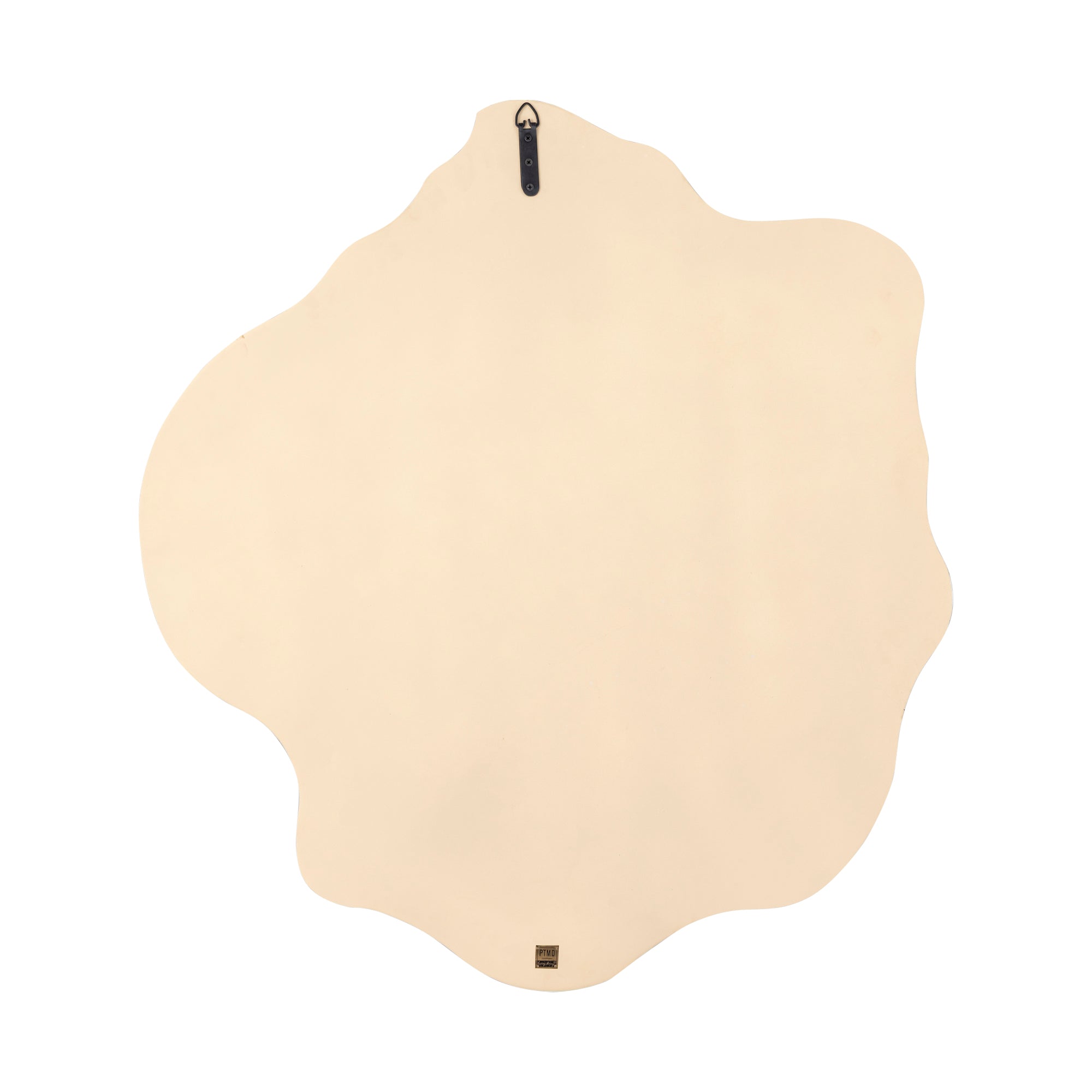 Abbie Beige MDF wavy organic wall panel L