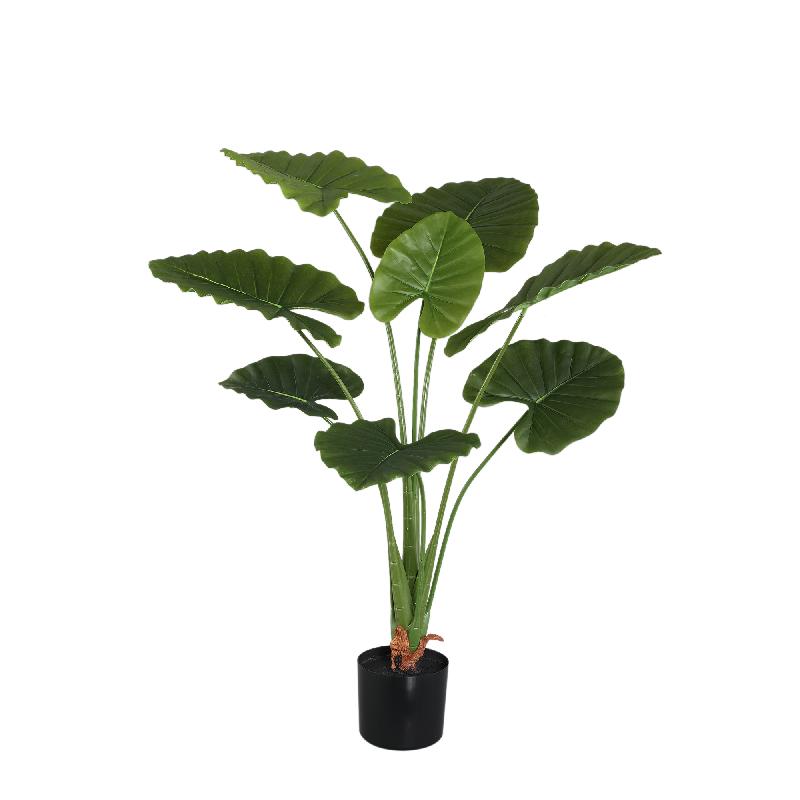 Leaves Plant Green dishgyi plant in pot Vert — Plante artificielle — vue 3 | Häus