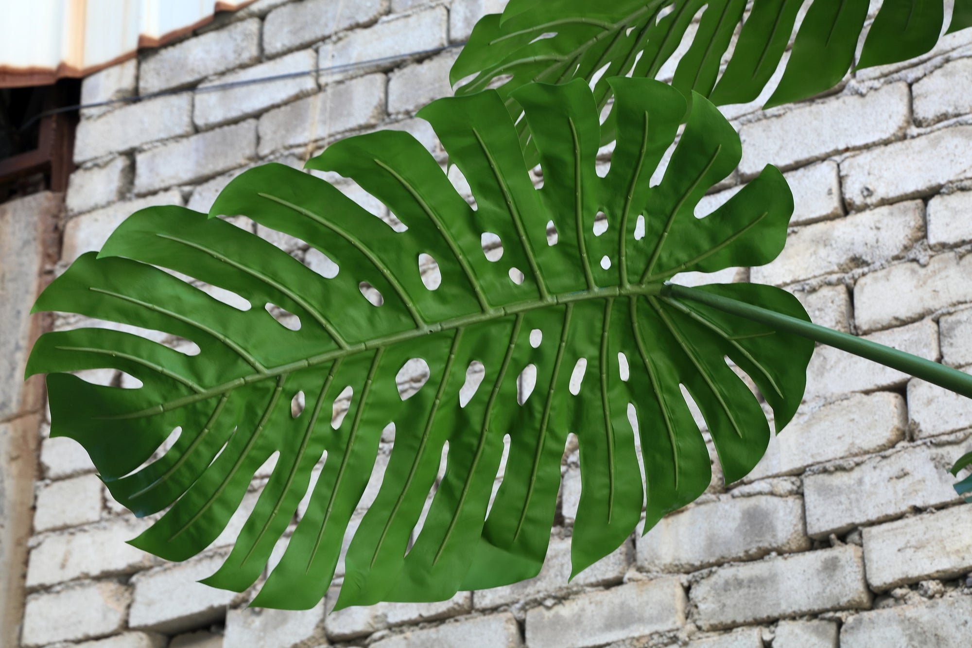 Tree Green monstera leaf plant high L Vert — Plante artificielle — vue 3 | Häus